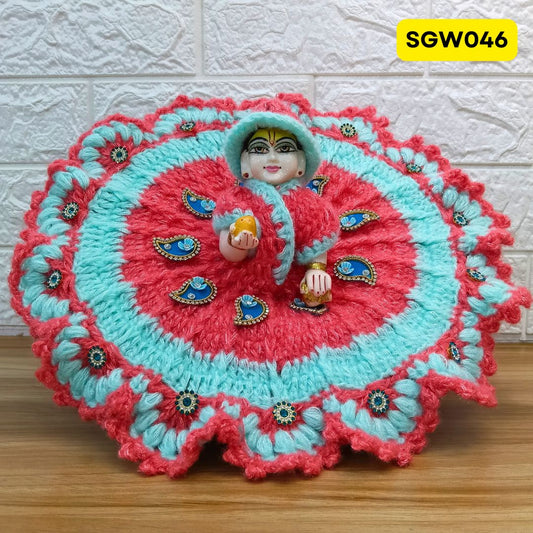 Premium Woolen Dress for Laddu Gopal Ji | SGW046 ( 5, 6 number )