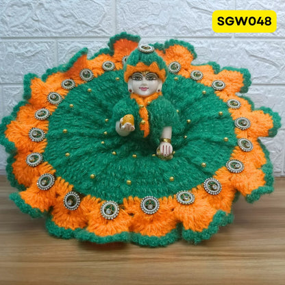 Premium Woolen Dress for Laddu Gopal Ji | SGW048 ( 7 number )