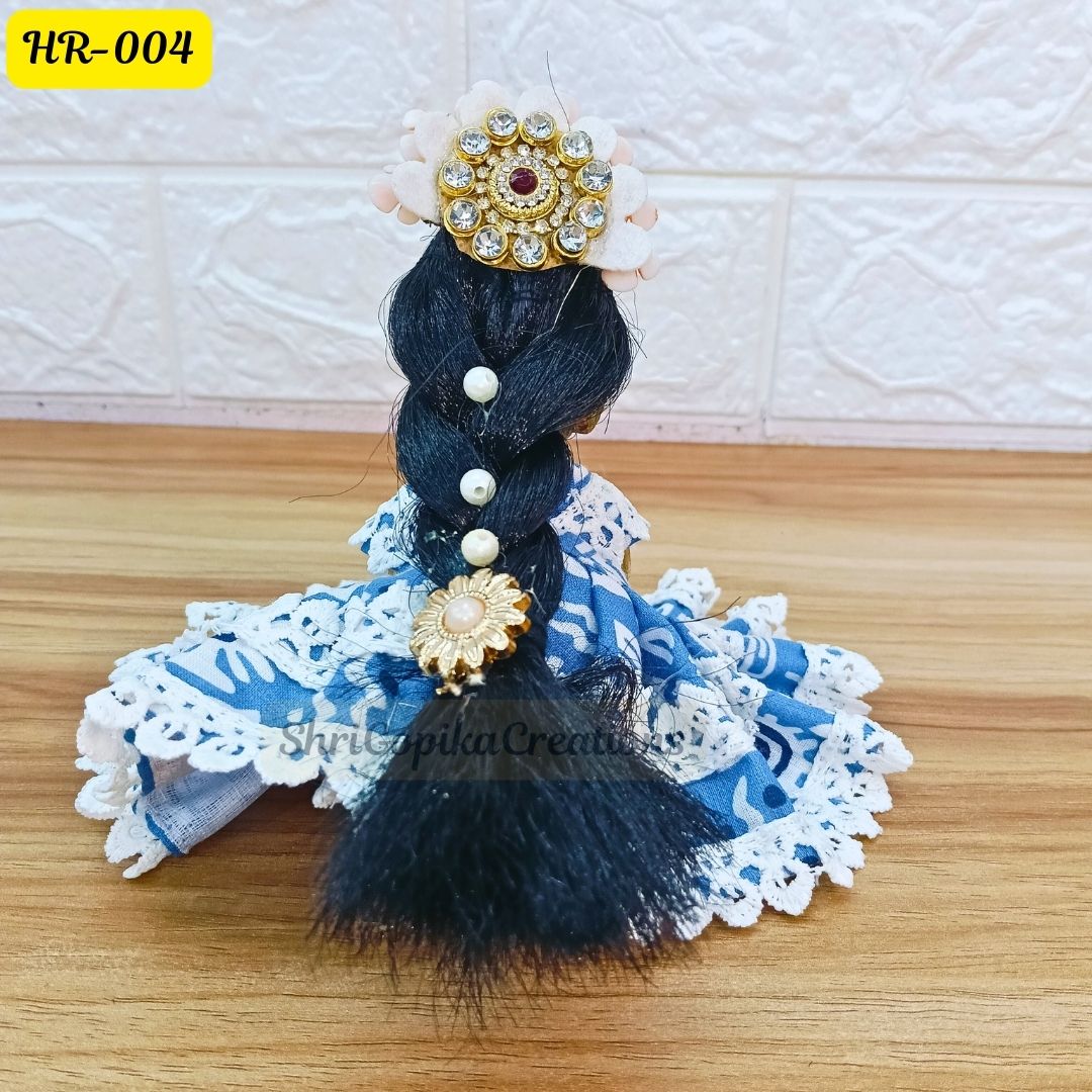 Designer Hair Wig Chhoti for Radha Rani Ji | Size- 2 Number | HR004