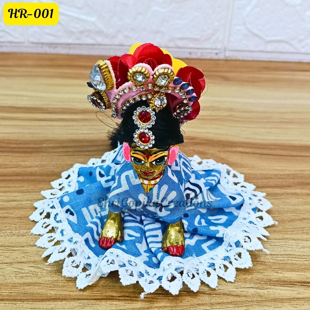 Designer Open Hair Wig for Radha  Rani Ji | Size- 1, 3 Number | HR001