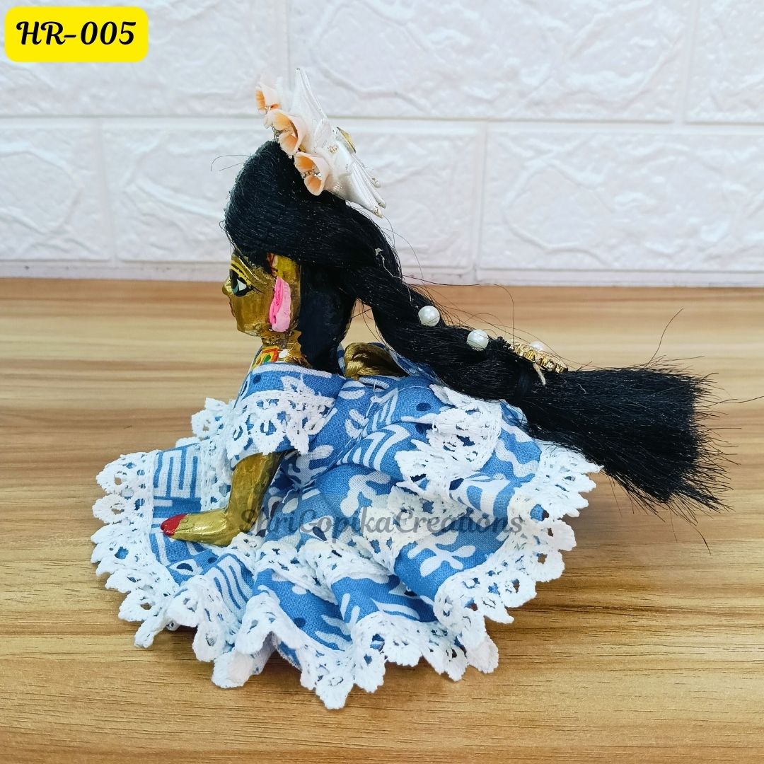 Designer Hair Wig Chhoti for Radha Rani Ji  | Size- 2 Number | HR005