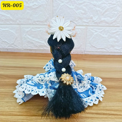 Designer Hair Wig Chhoti for Radha Rani Ji  | Size- 2 Number | HR005