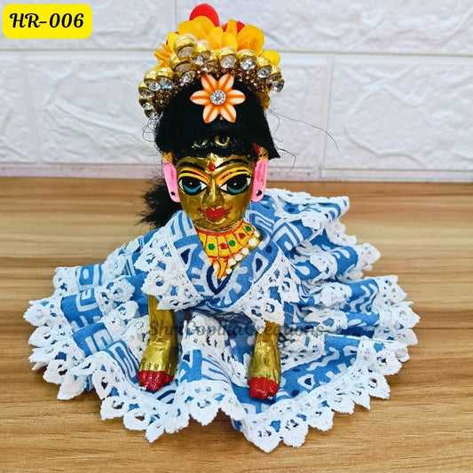 Designer Hair Wig Chhoti for Radha Rani Ji  | Size- 2 Number | HR006