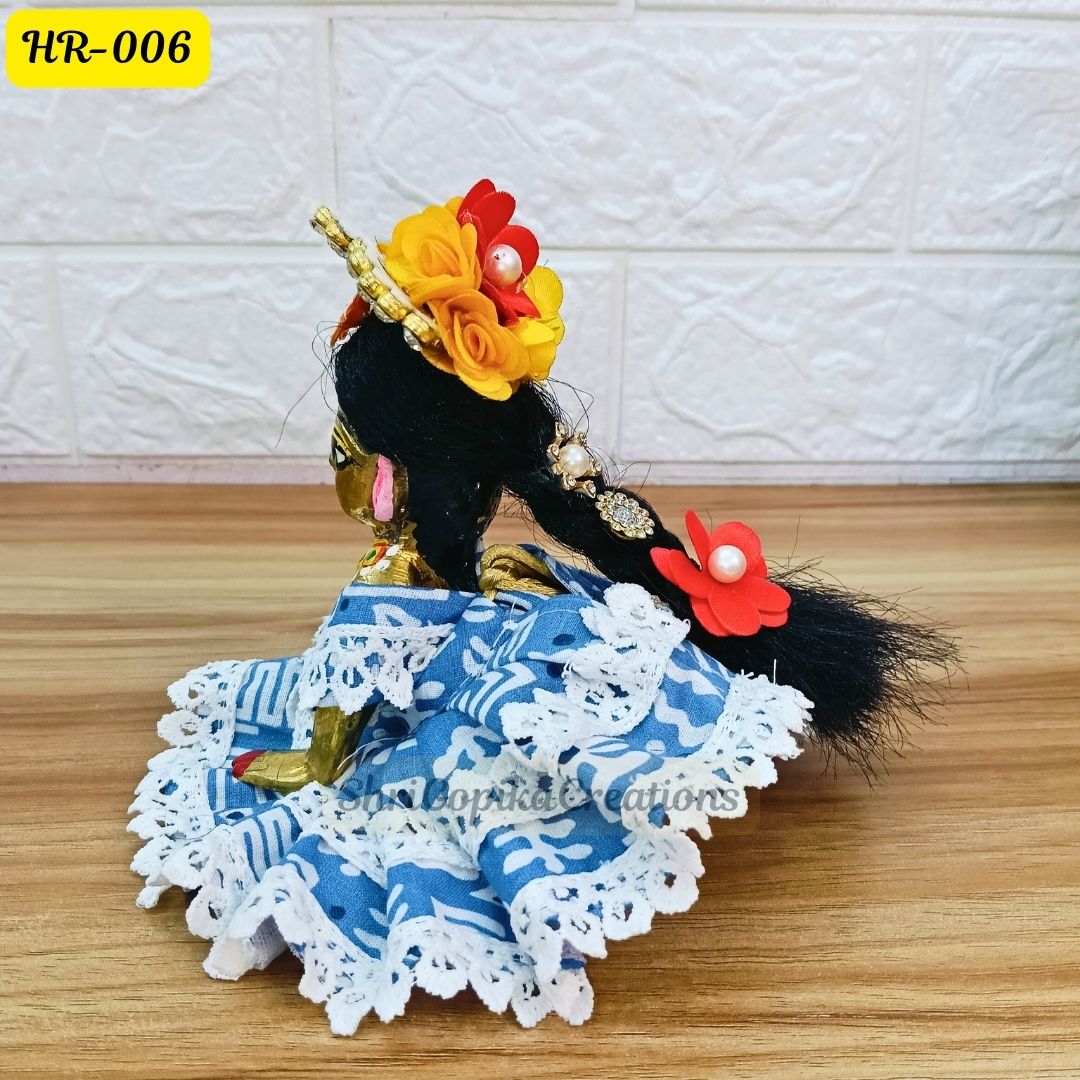 Designer Hair Wig Chhoti for Radha Rani Ji  | Size- 2 Number | HR006