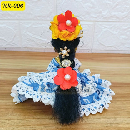 Designer Hair Wig Chhoti for Radha Rani Ji  | Size- 2 Number | HR006