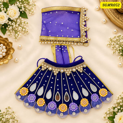 Purple Designer Mata Rani Poshak || SGMR052
