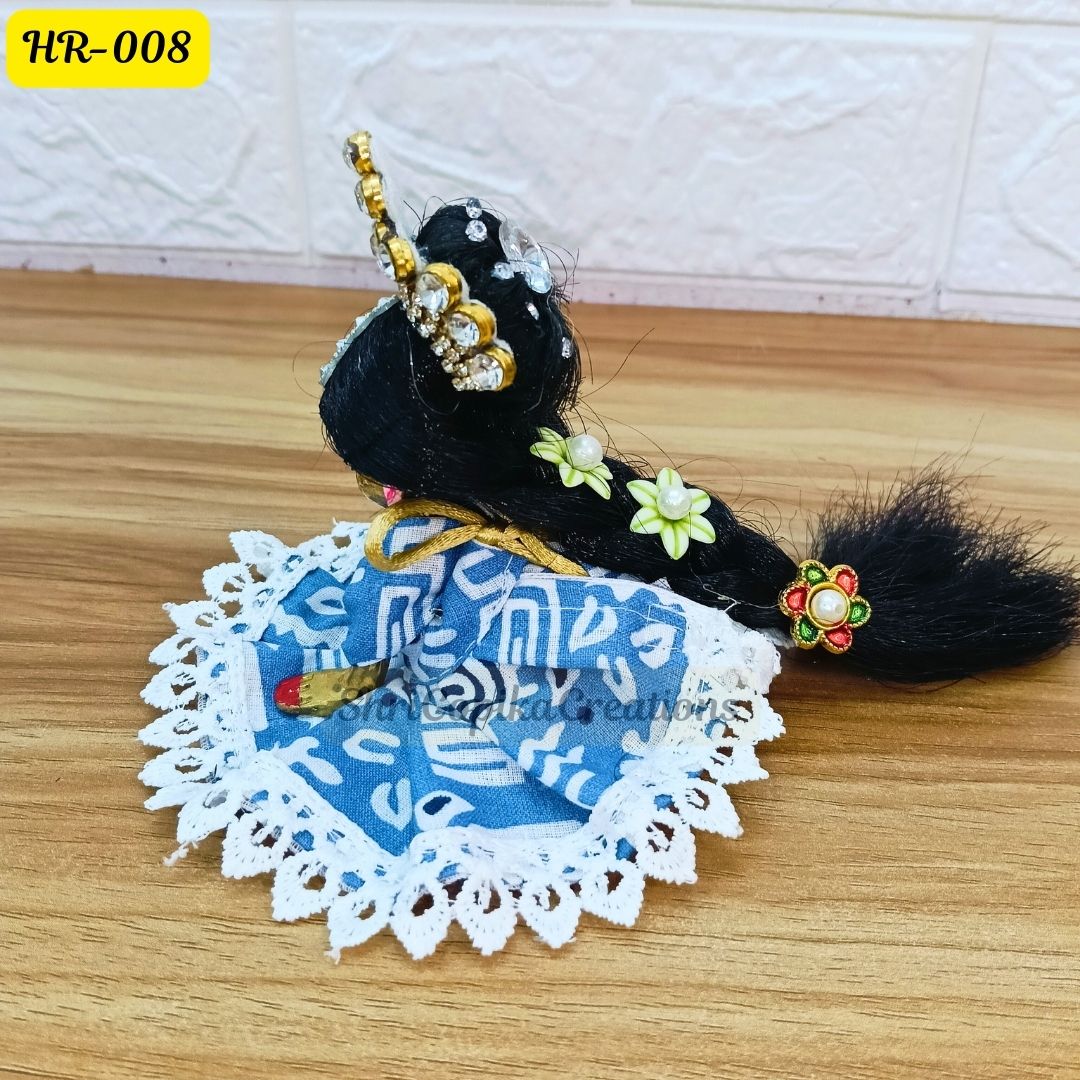 Designer Hair Wig Chhoti for Radha Rani Ji  | Size- 2 Number | HR008