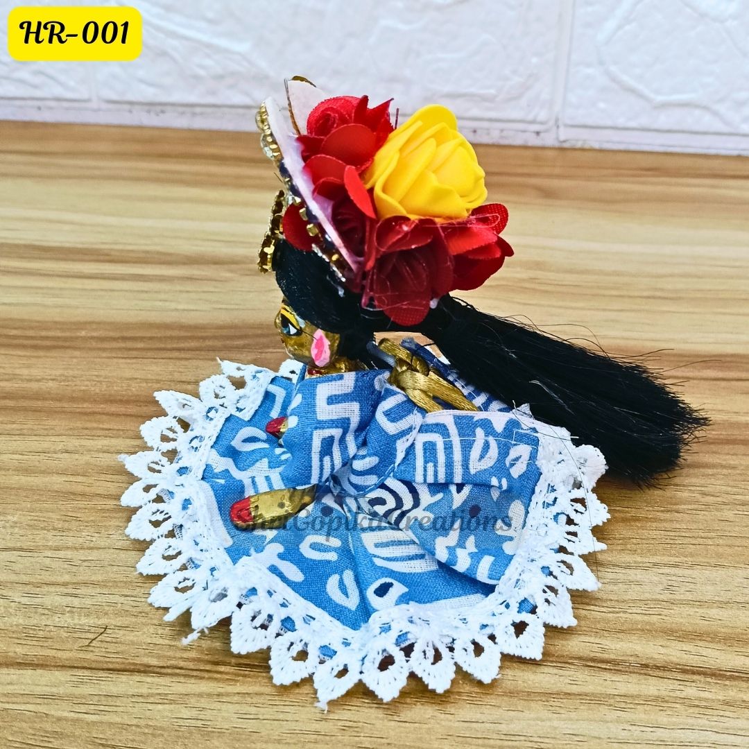 Designer Open Hair Wig for Radha  Rani Ji | Size- 1, 3 Number | HR001