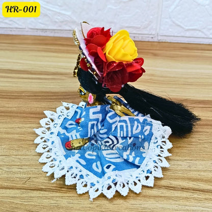 Designer Open Hair Wig for Radha  Rani Ji | Size- 1, 3 Number | HR001