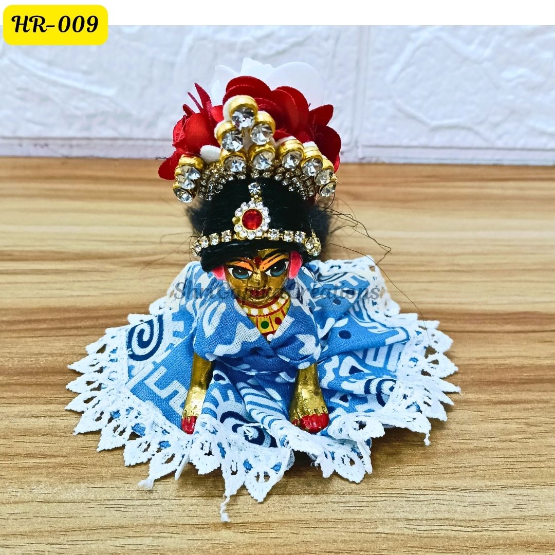 Designer Open Hair Wig for Radha  Rani Ji | Size- 2, 4 Number | HR009
