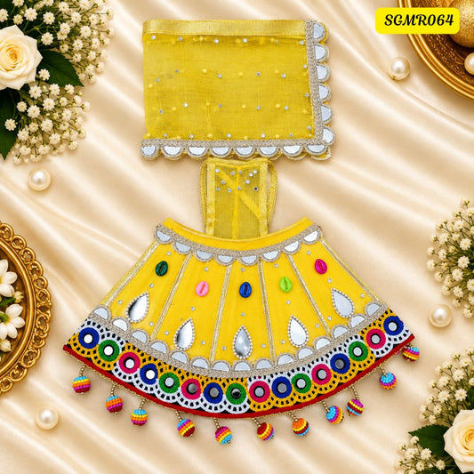 Navratri Special Yellow Designer Mata Rani Poshak || SGMR064