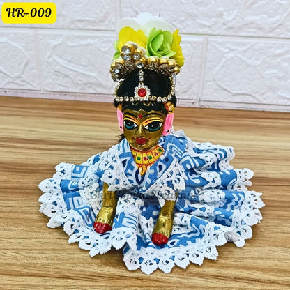 Designer Open Hair Wig for Radha  Rani Ji | Size- 2, 4 Number | HR009