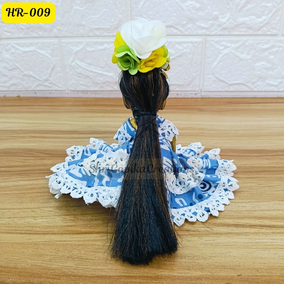 Designer Open Hair Wig for Radha  Rani Ji | Size- 2, 4 Number | HR009