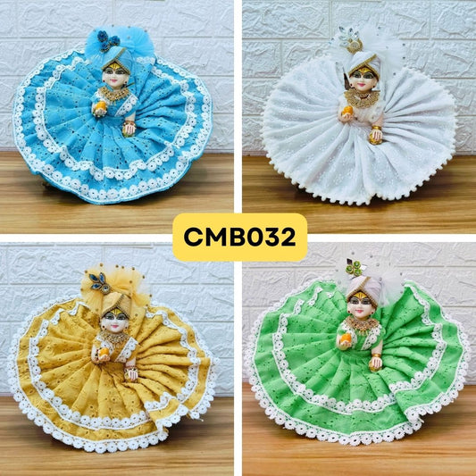 Laddu Gopal chicken Cotton Poshak Collection - CMB0032