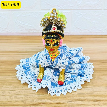 Designer Open Hair Wig for Radha  Rani Ji | Size- 2, 4 Number | HR009