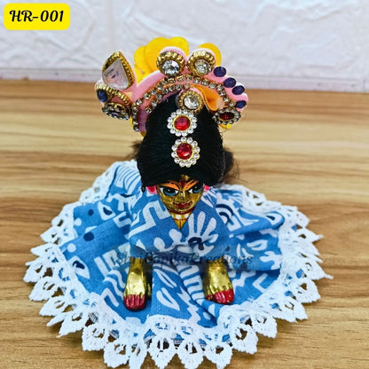 Designer Open Hair Wig for Radha  Rani Ji | Size- 1, 3 Number | HR001