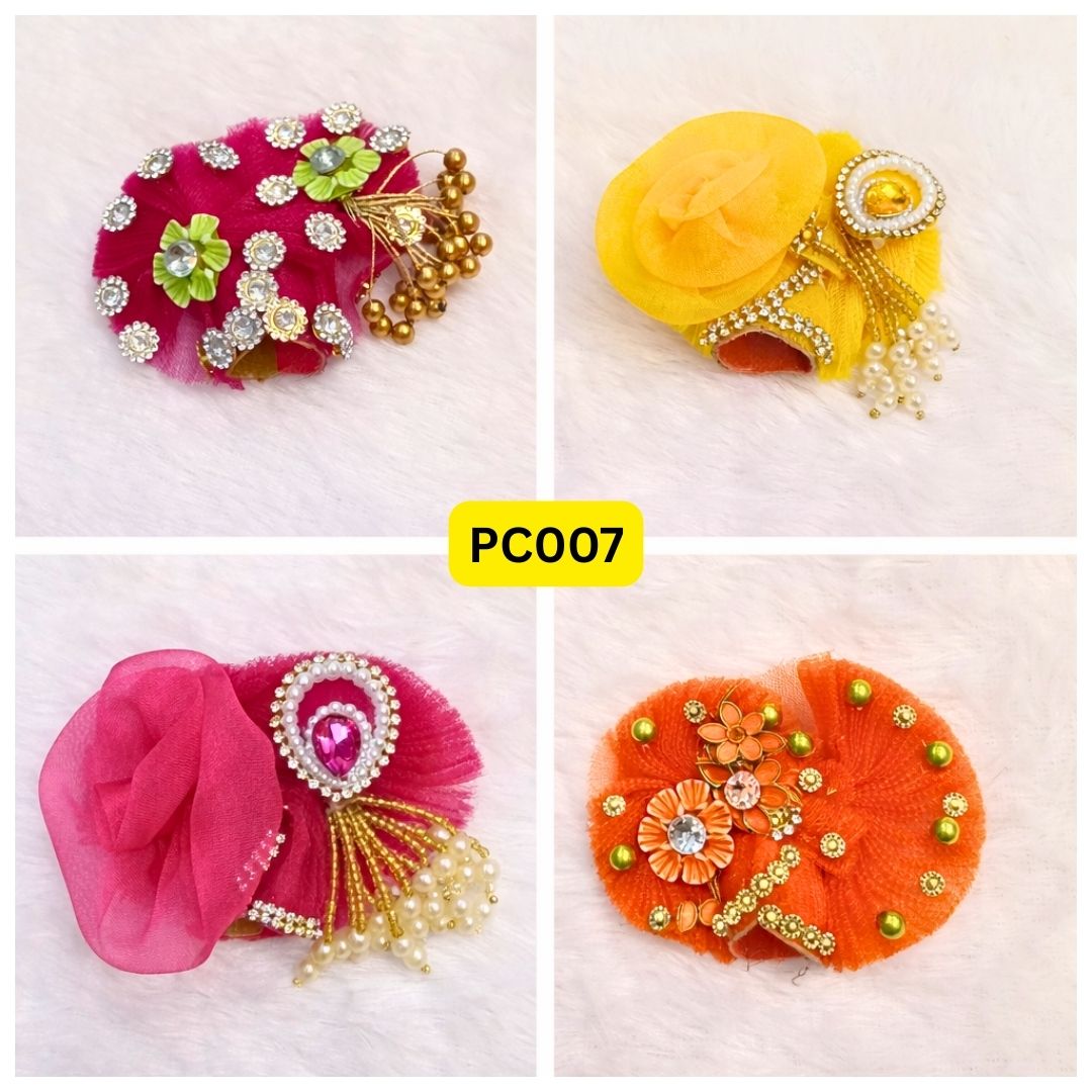 Pagdi for Laddu Gopal ji Combo Pack of 4 | PC007
