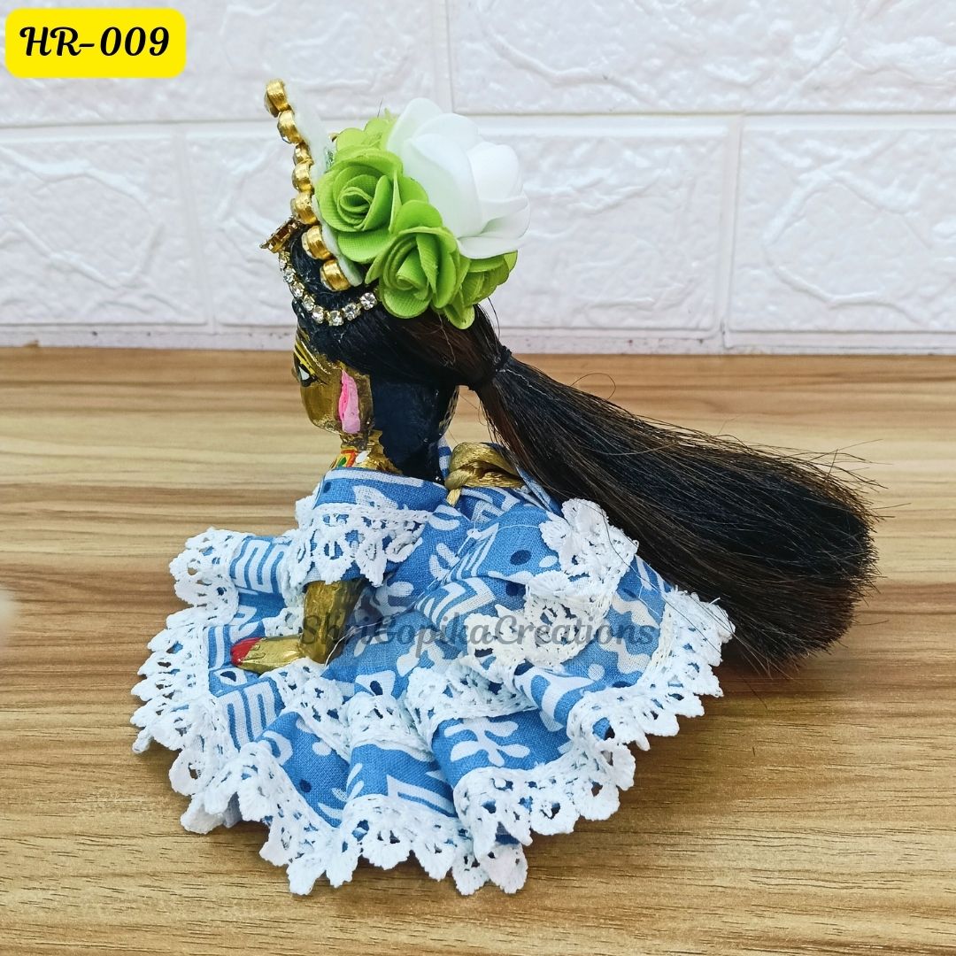 Designer Open Hair Wig for Radha  Rani Ji | Size- 2, 4 Number | HR009