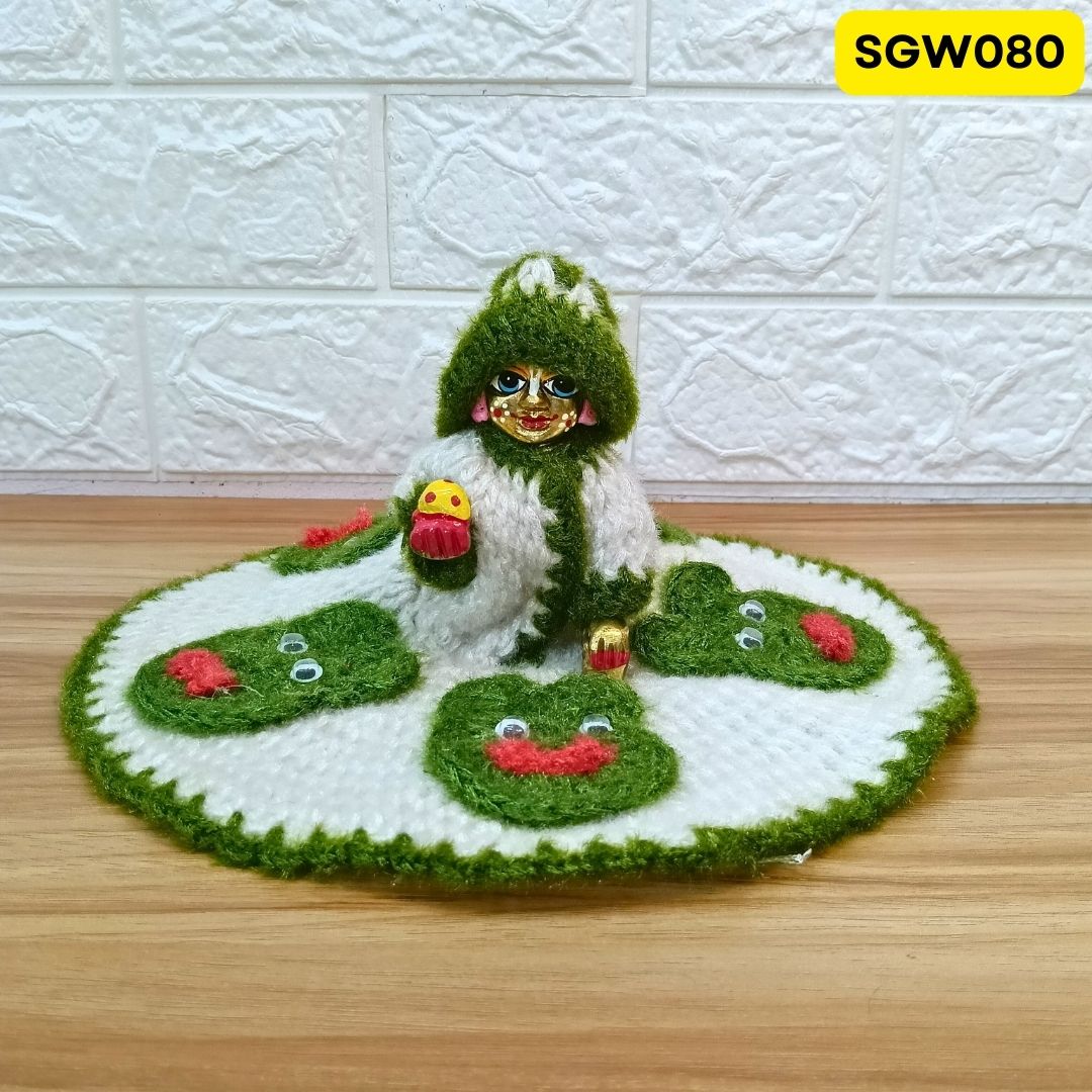 Premium Woolen Dress for Laddu Gopal Ji | SGW080 (SAME DESIGN AND RANDOM COLOUR)