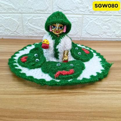 Premium Woolen Dress for Laddu Gopal Ji | SGW080 (SAME DESIGN AND RANDOM COLOUR)