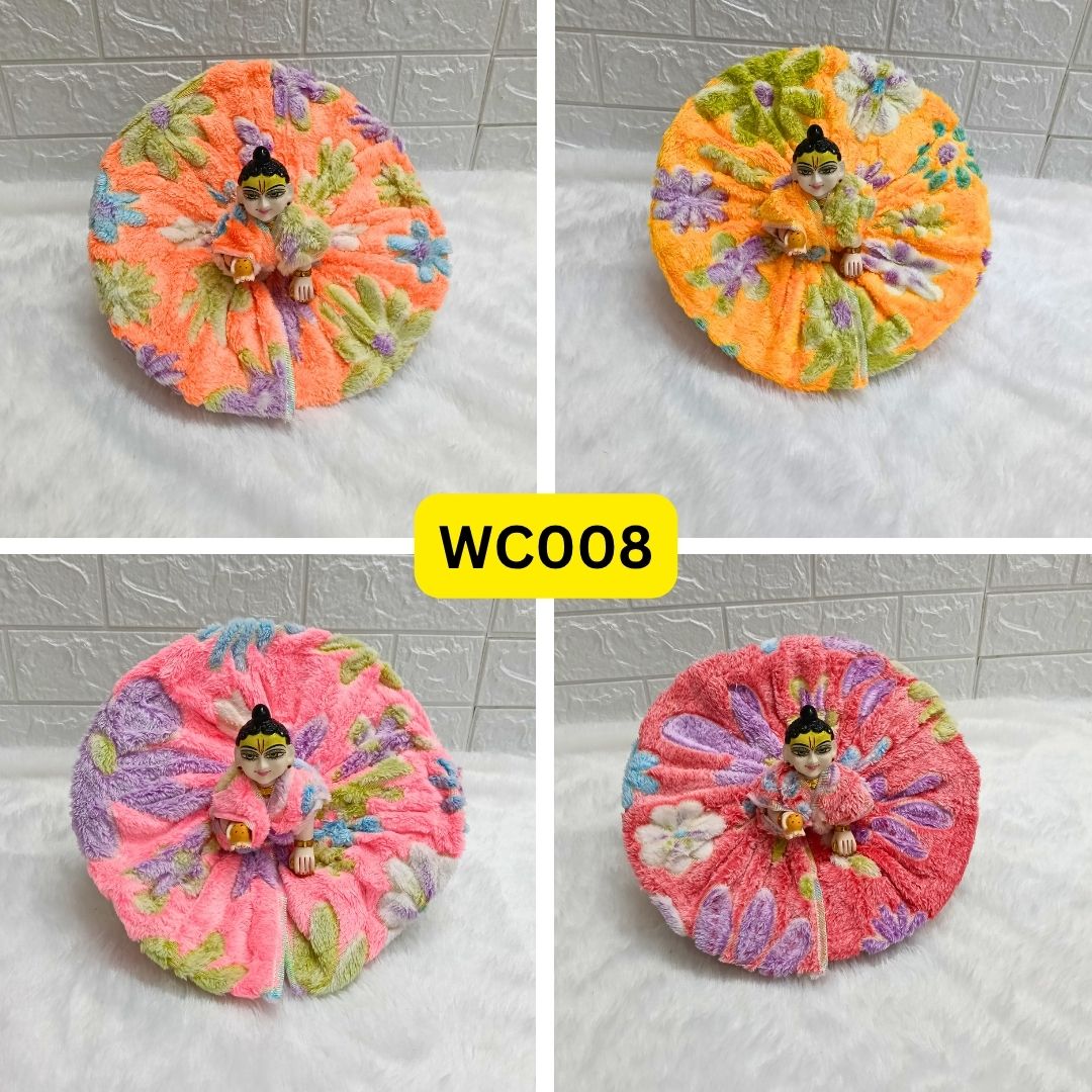 Winter Special Furnello Frock Pack of 4 ( Random color and print