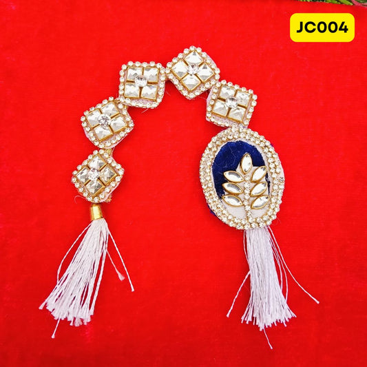 💫 Diamond Motif Tassel Chandrika for Radha Rani – JC004 💫