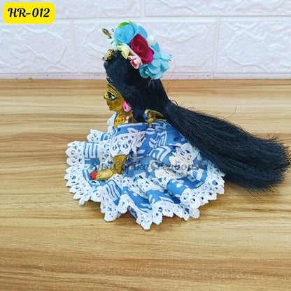 Designer Open Hair Wig for Radha  Rani Ji | Size- 5 Number | HR012