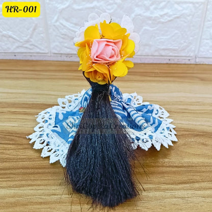 Designer Open Hair Wig for Radha  Rani Ji | Size- 1, 3 Number | HR001