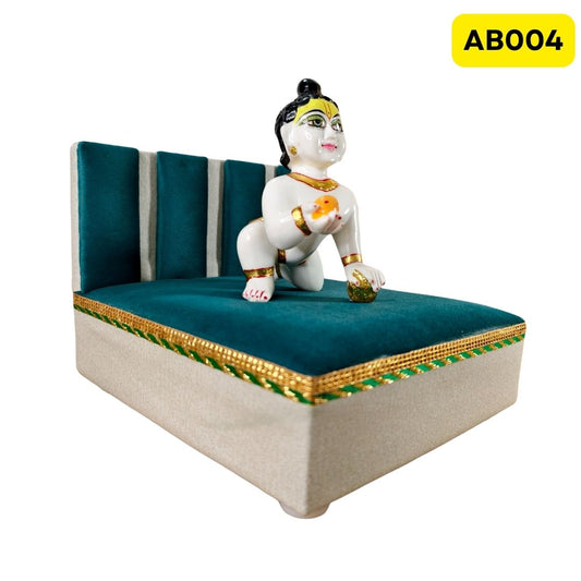 Bed For Laddu Gopal Ji (9 Inch X 8.2 Inch) - AB004