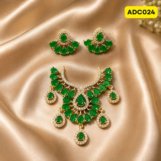 Laddu Gopal Ji Necklace | ADC024 - green