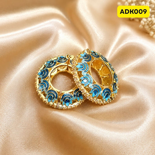 Premium AD Laddu Gopal Ji Kangan with Blue Design | ADK009 - blue
