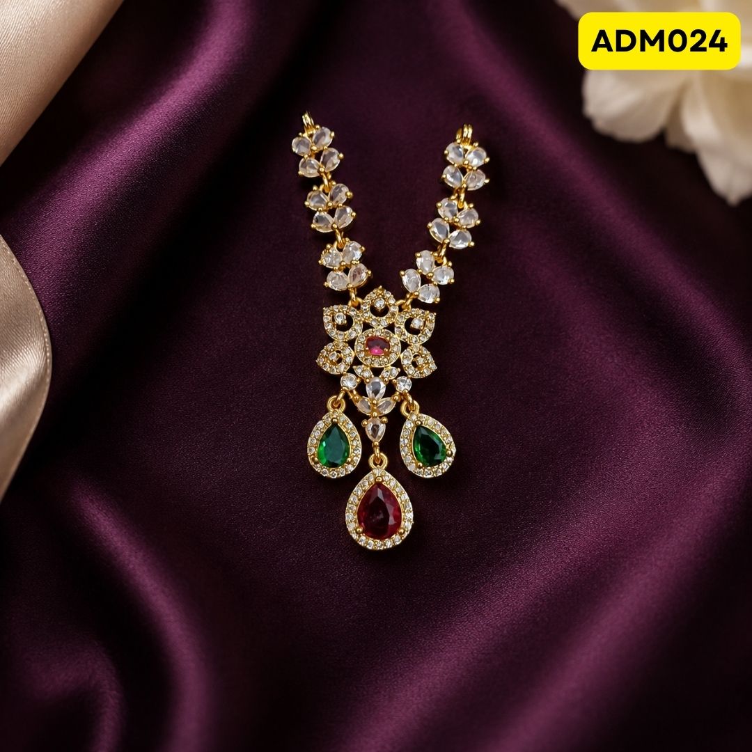 Premium AD Laddu Gopal Ji Necklace with Lotus Design| Size- ( 4, 5, 6 ) | ADM024