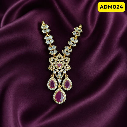 Premium AD Laddu Gopal Ji Necklace with Lotus Design| Size- ( 4, 5, 6 ) | ADM024
