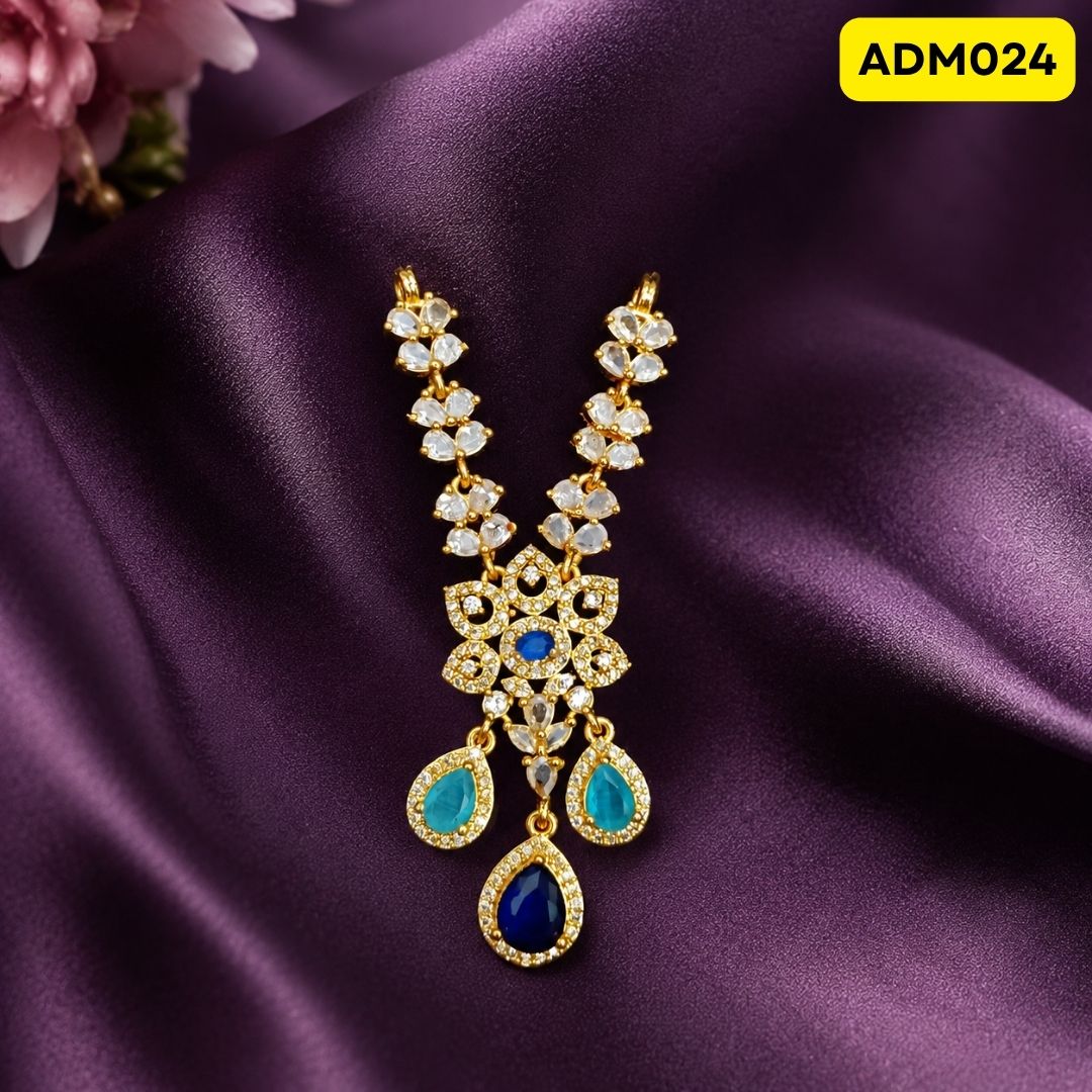 Premium AD Laddu Gopal Ji Necklace with Lotus Design| Size- ( 4, 5, 6 ) | ADM024