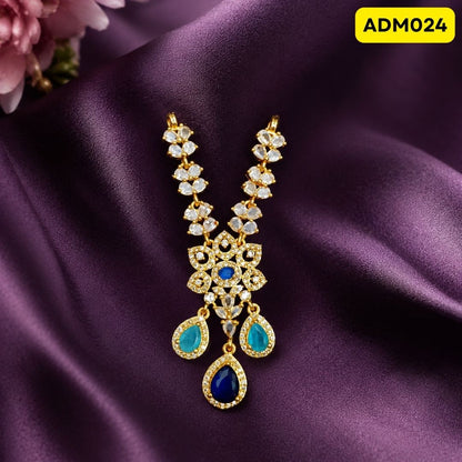 Premium AD Laddu Gopal Ji Necklace with Lotus Design| Size- ( 4, 5, 6 ) | ADM024