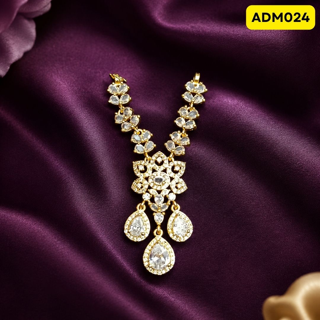 Premium AD Laddu Gopal Ji Necklace with Lotus Design| Size- ( 4, 5, 6 ) | ADM024