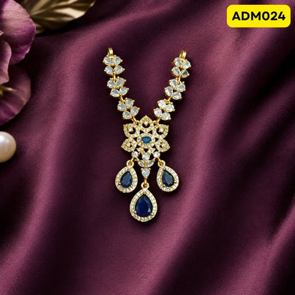 Premium AD Laddu Gopal Ji Necklace with Lotus Design| Size- ( 4, 5, 6 ) | ADM024