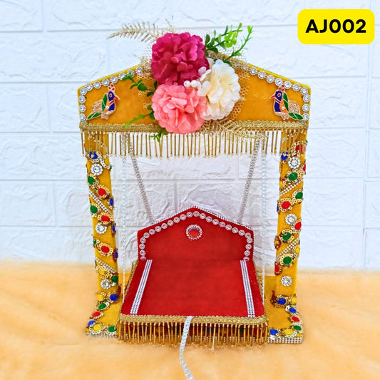 Laddu Gopal Ji Jhula (14 Inch X11 Inch)-AJ002