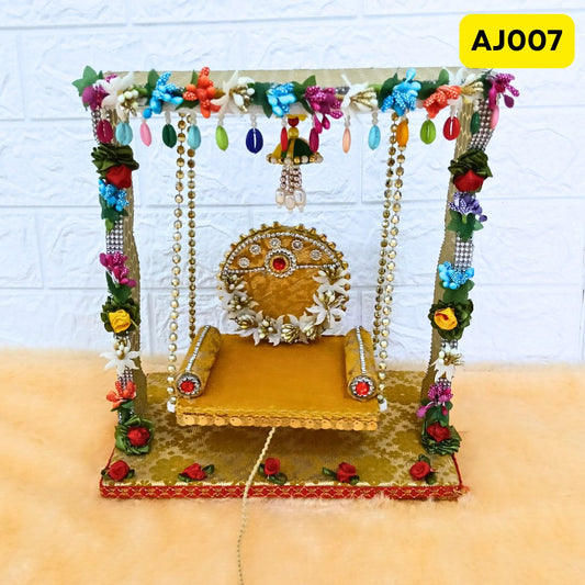 Laddu Gopal Ji Jhula (11.5 Inch X10 Inch)-AJ007