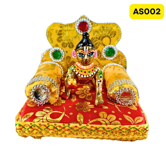 Singhasan for laddu gopal ji ( 6.2 Inch X 5.1 Inch ) - AS002