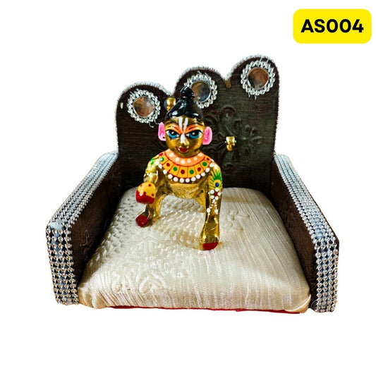 Singhasan for laddu gopal ji ( 6 Inch X 6 Inch ) - AS004