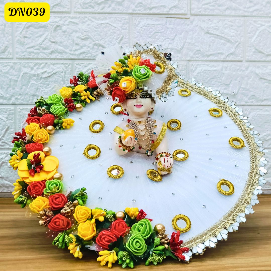 Holi Special White Laddu Gopal Poshak | DN039