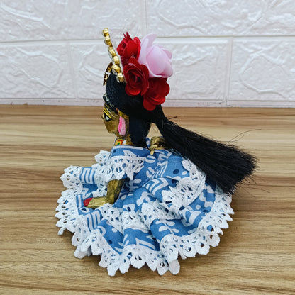 Designer Open Hair Wig for Radha  Rani Ji | Size- 1, 2, 4 Number | HR034