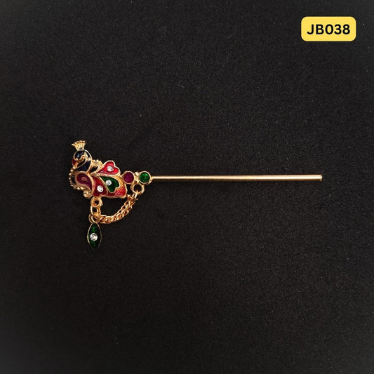 Peacock Bansuri for Laddu Gopal Ji (size 3,4) |JB038