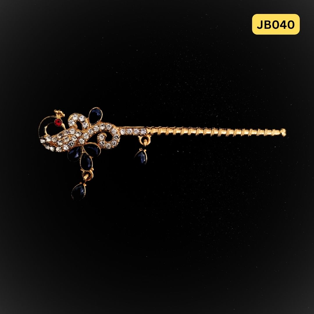 Peacock Bansuri for Laddu Gopal Ji (size 2,3) |JB040