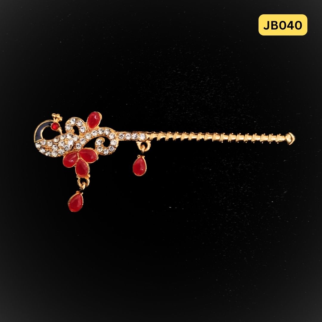 Peacock Bansuri for Laddu Gopal Ji (size 2,3) |JB040