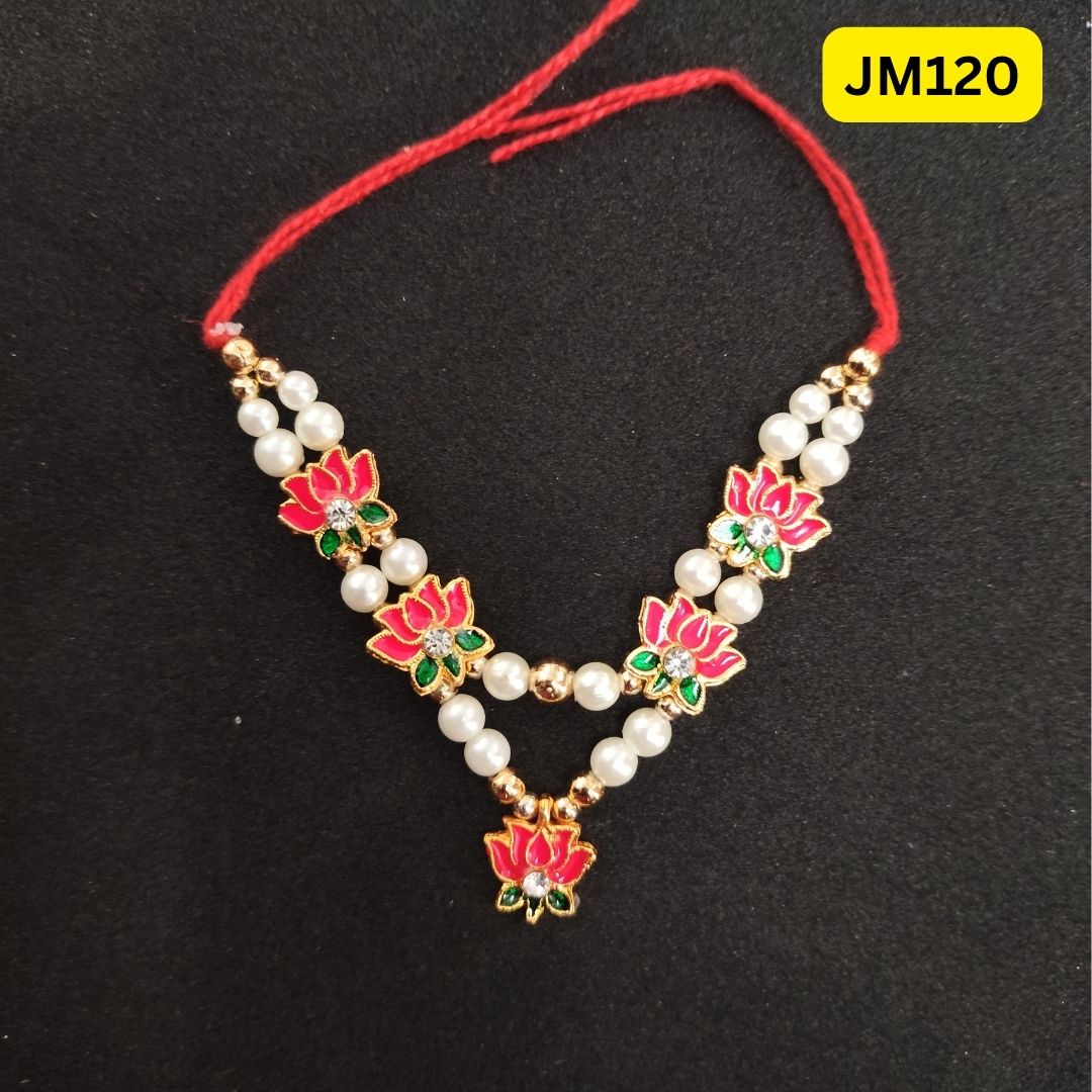 White Lotus Haar for Laddu Gopal (size- 5,6) || JM120