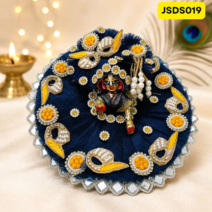 Navy Blue Laddu Gopal Poshak for Small Sizes (0-3)| JSDS019