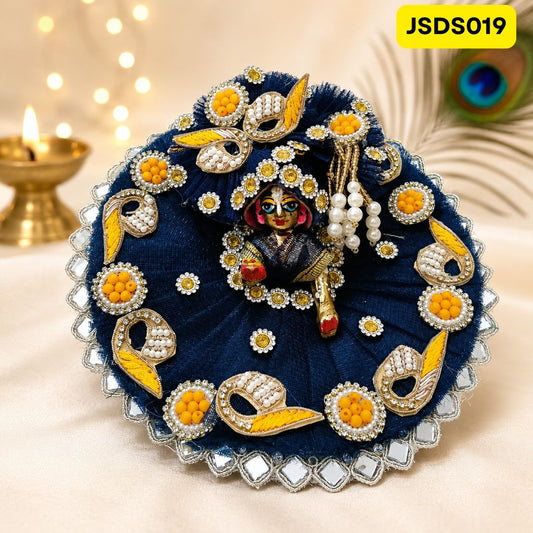 Navy Blue Laddu Gopal Poshak for Small Sizes (0-3)| JSDS019