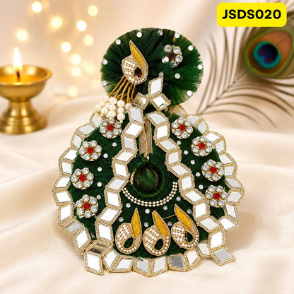Bottle Green Laddu Gopal Poshak for Small Sizes (0-3)| JSDS020